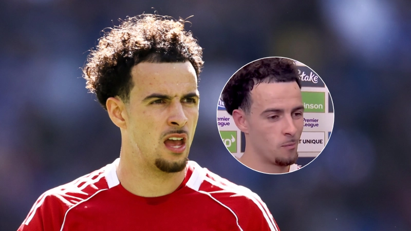 Curtis Jones aims brutal dig at Everton and their fans in overseas TV interview after derby win