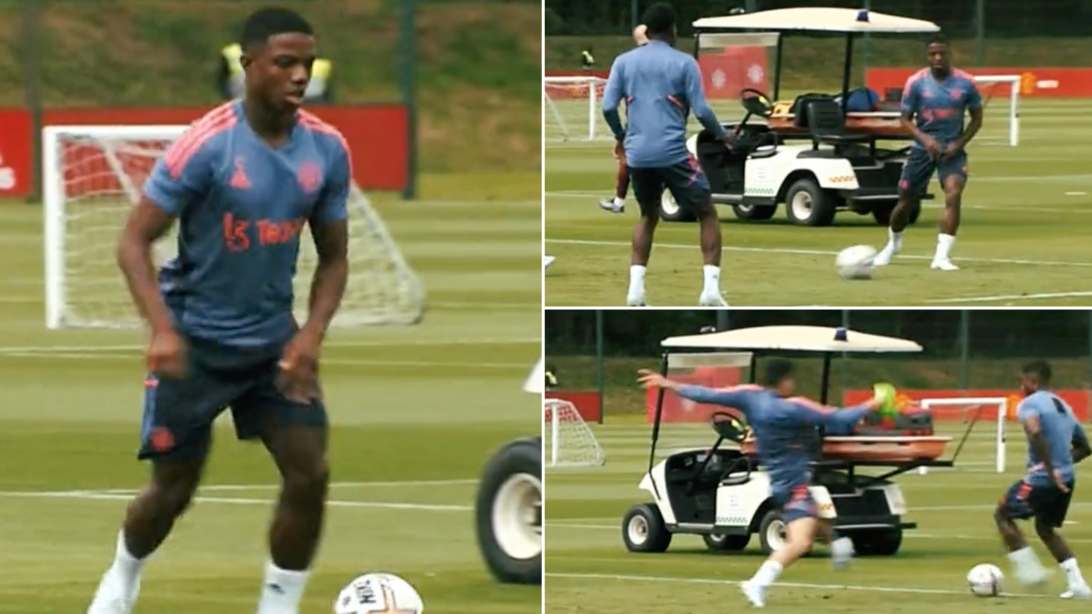 Tyrell Malacia 'Runs Rings' Around Team-Mates In First Training Session