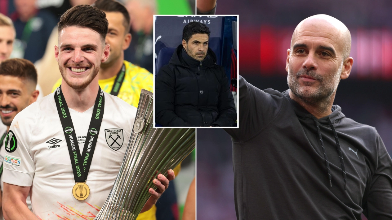 Man City looking to hijack Arsenal's attempt to sign Declan Rice as West Ham 'reject opening bid'