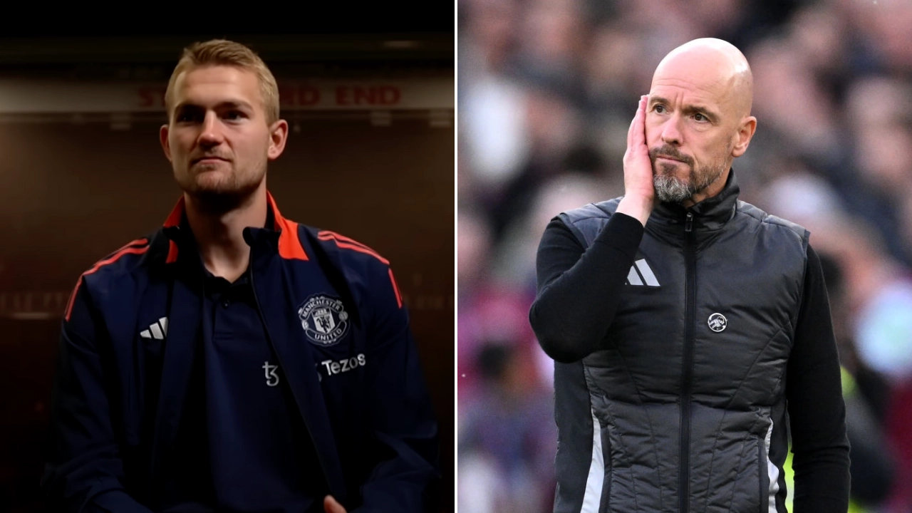 Matthijs de Ligt's true feelings on Man Utd's decision to sack Erik ten Hag and replace him with Ruben Amorim
