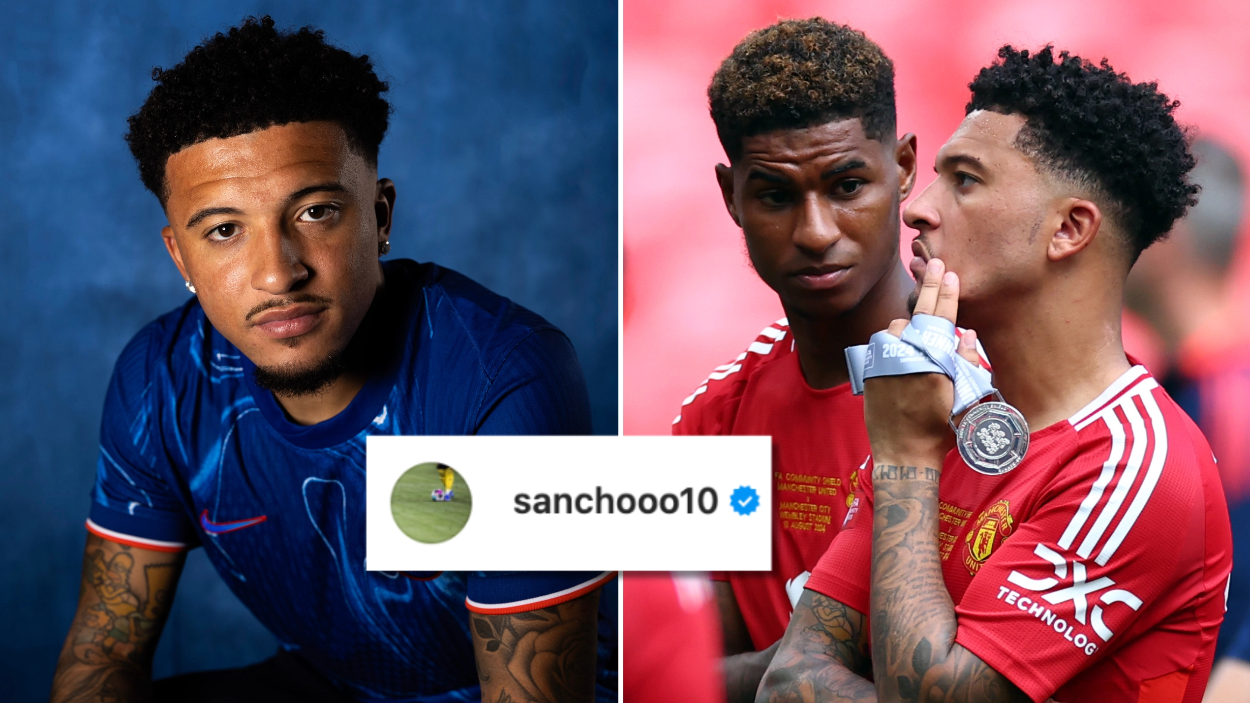 Only six Man Utd players have liked Jadon Sancho's goodbye post to the club as squad make feelings clear