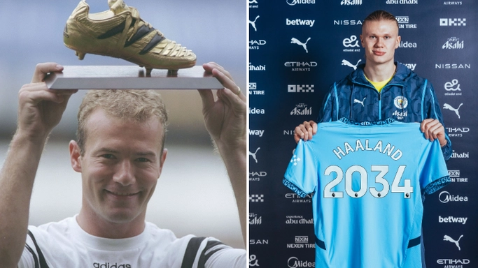 Alan Shearer reacts to Erling Haaland's new contract with Premier League goals record under major threat