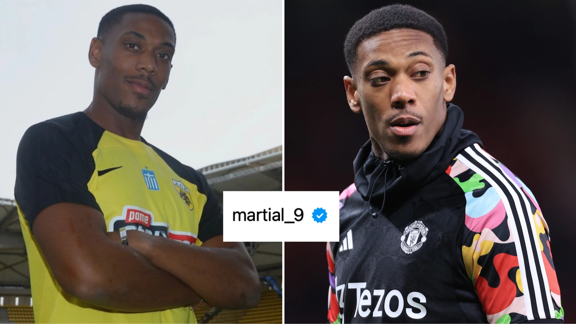 Only three Man Utd stars left messages on Anthony Martial's Instagram after announcing shock transfer