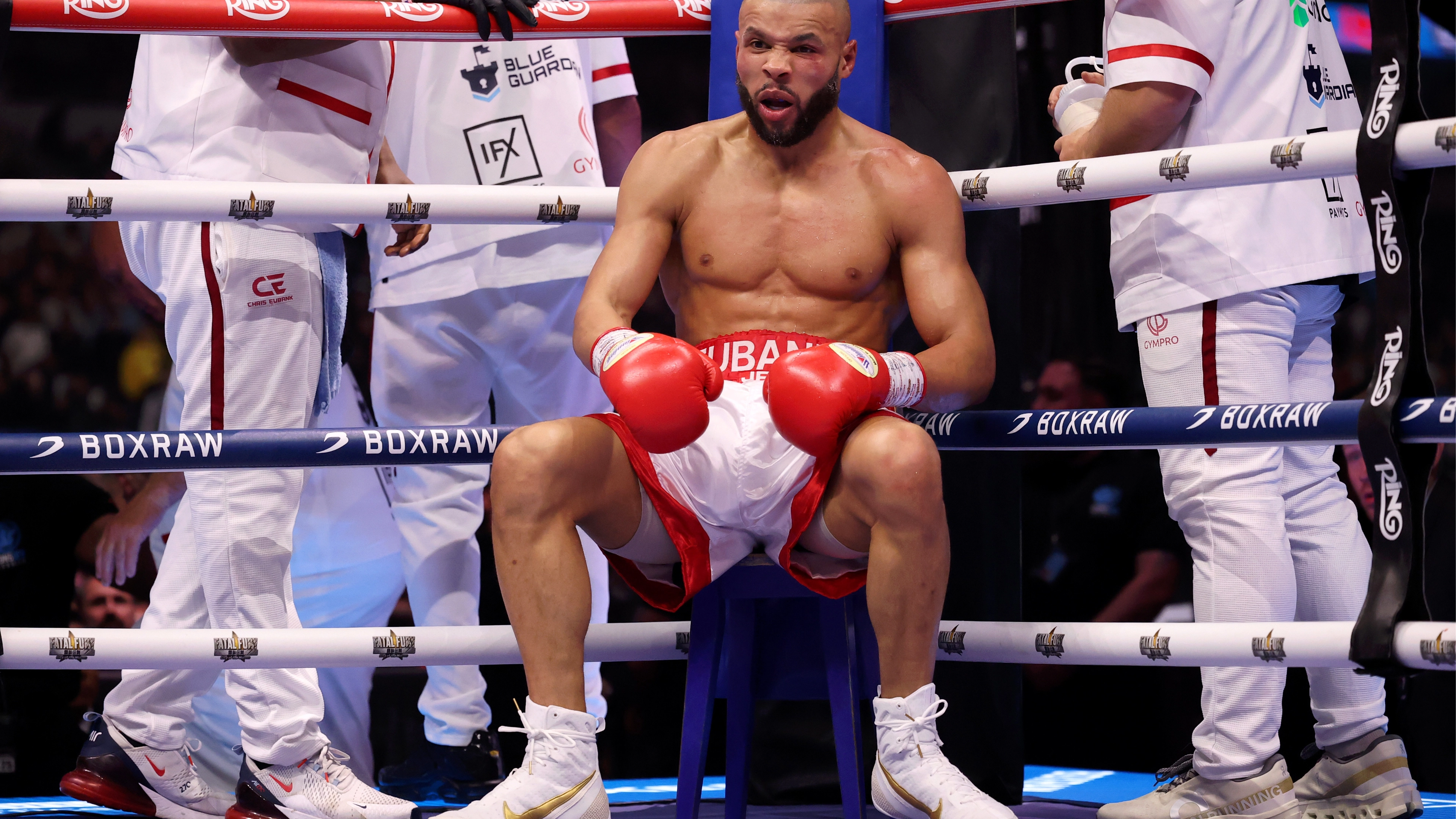 Chris Eubank Jr taken to hospital via ambulance immediately after defeating Conor Benn