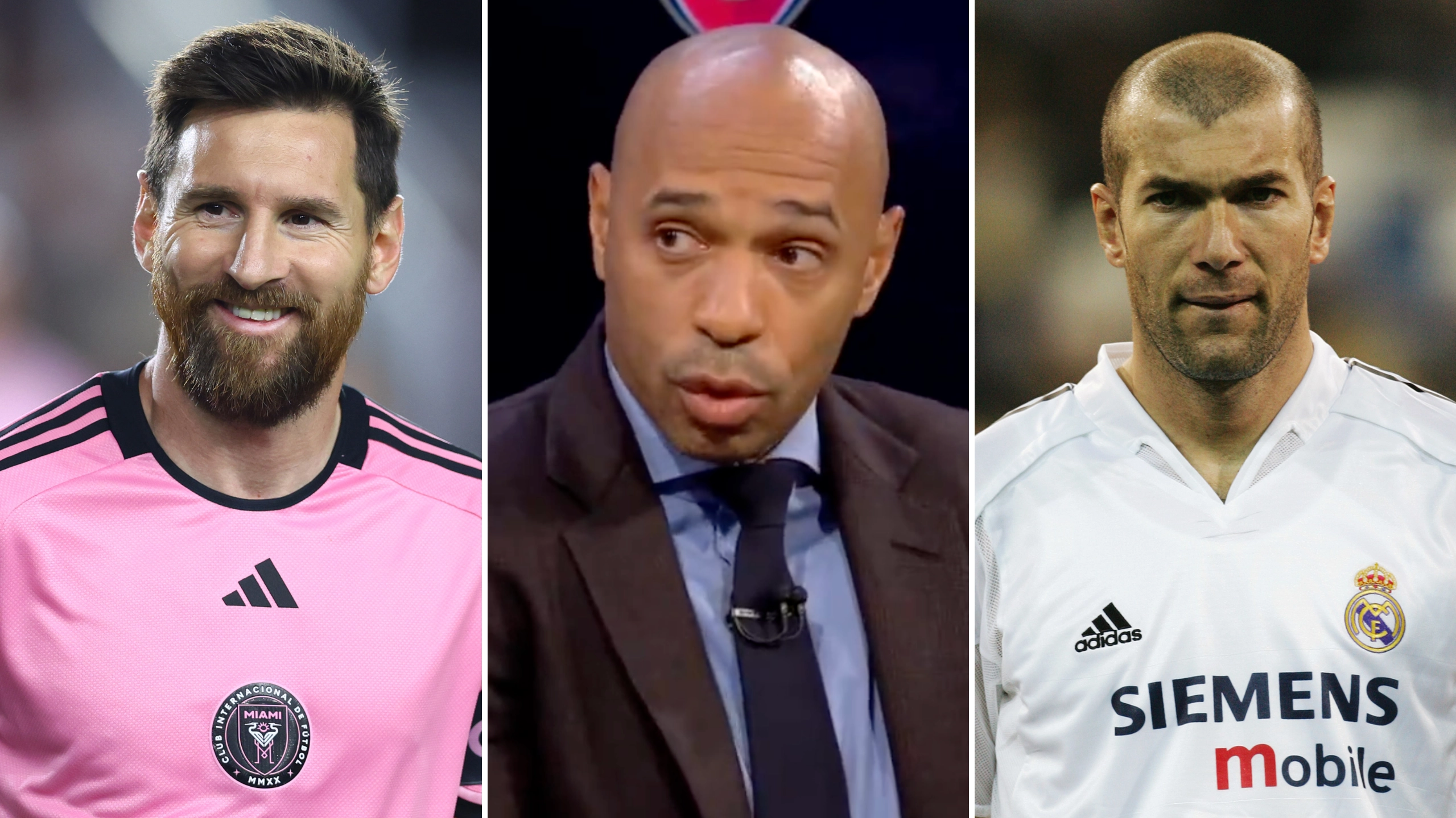 Thierry Henry snubs Lionel Messi and Zinedine Zidane when naming the best player he ever played with