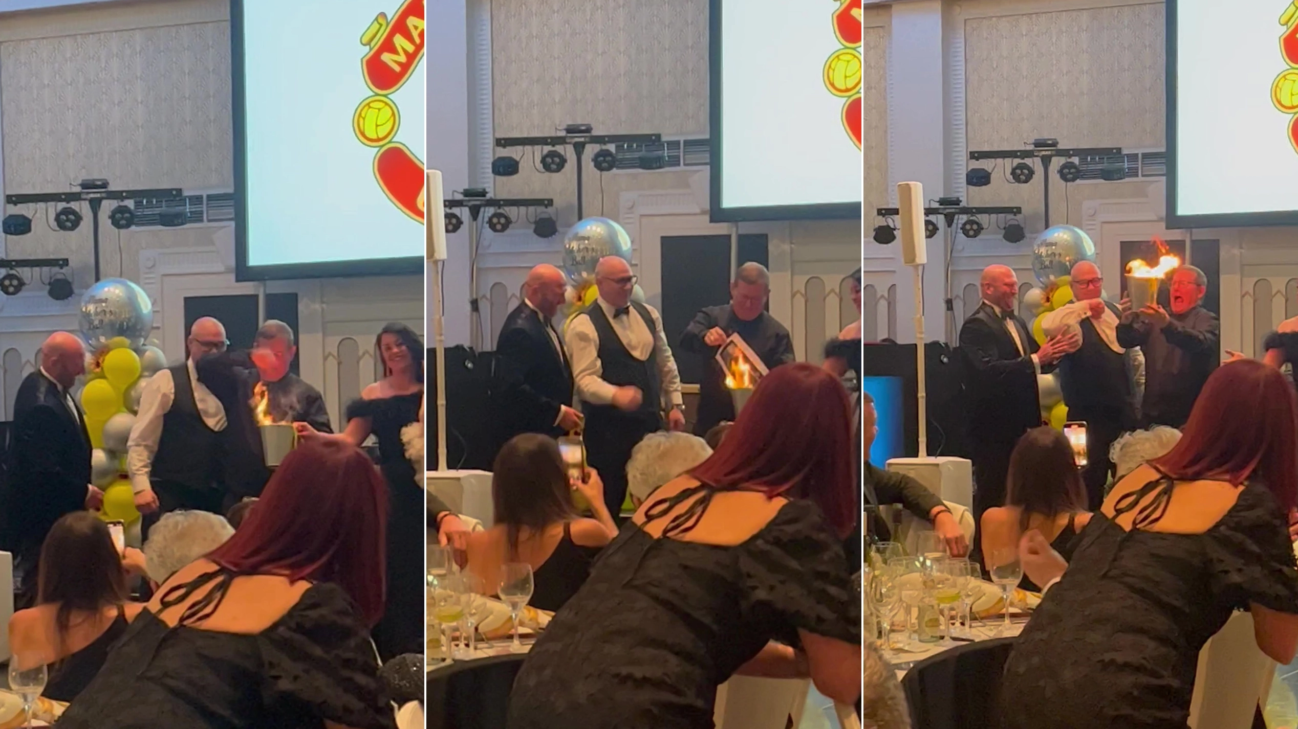 Leeds United fan spends £500 on Man Utd tickets at charity auction and then sets them on fire