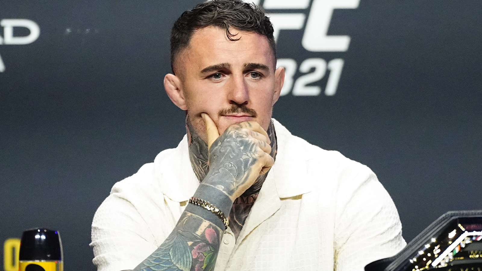 Tom Aspinall Will Not Answer Questions From One Broadcaster in Press Conferences