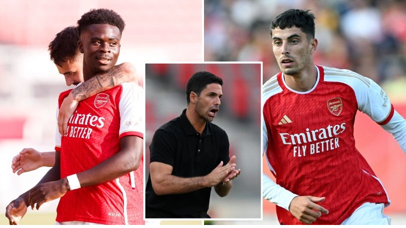 Arsenal player ratings: Bukayo Saka stars, Kai Havertz makes debut and Jorginho scores own-goal vs Nurnberg