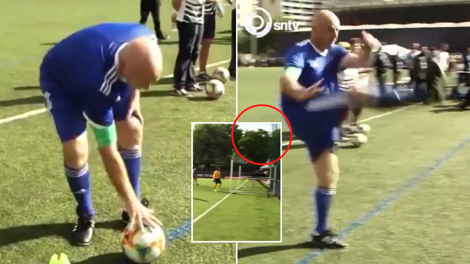 If you haven't seen Gianni Infantino take a corner kick, you NEED to