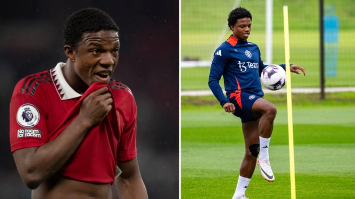 Man Utd issue rare update on Tyrell Malacia amid concern from fans