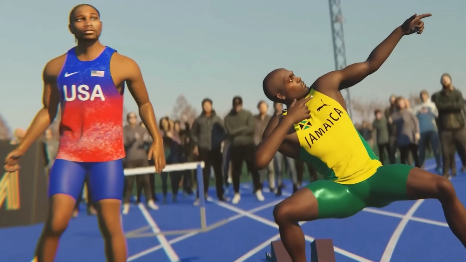 Usain Bolt vs Noah Lyles 3D simulation shows how 200m race would look