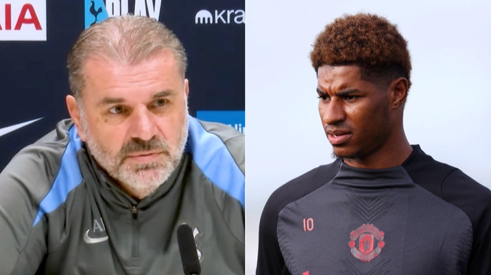 Ange Postecoglou directly addresses Marcus Rashford to Spurs transfer rumour as odds slashed on Man Utd exit