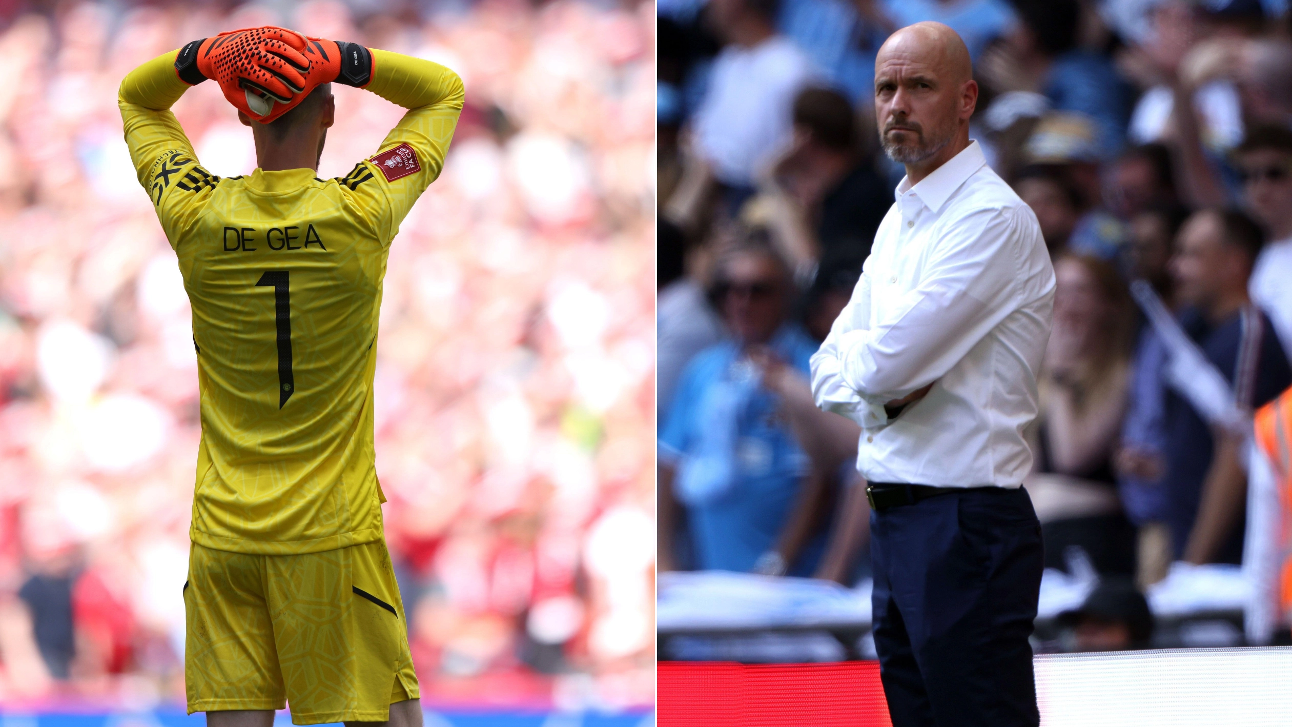 David de Gea could be demoted to Manchester United's No.2 as Diogo Costa and David Raya linked