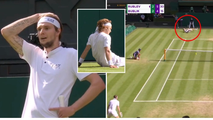 Andrey Rublev shot hailed as one of the greatest seen at Wimbledon in years
