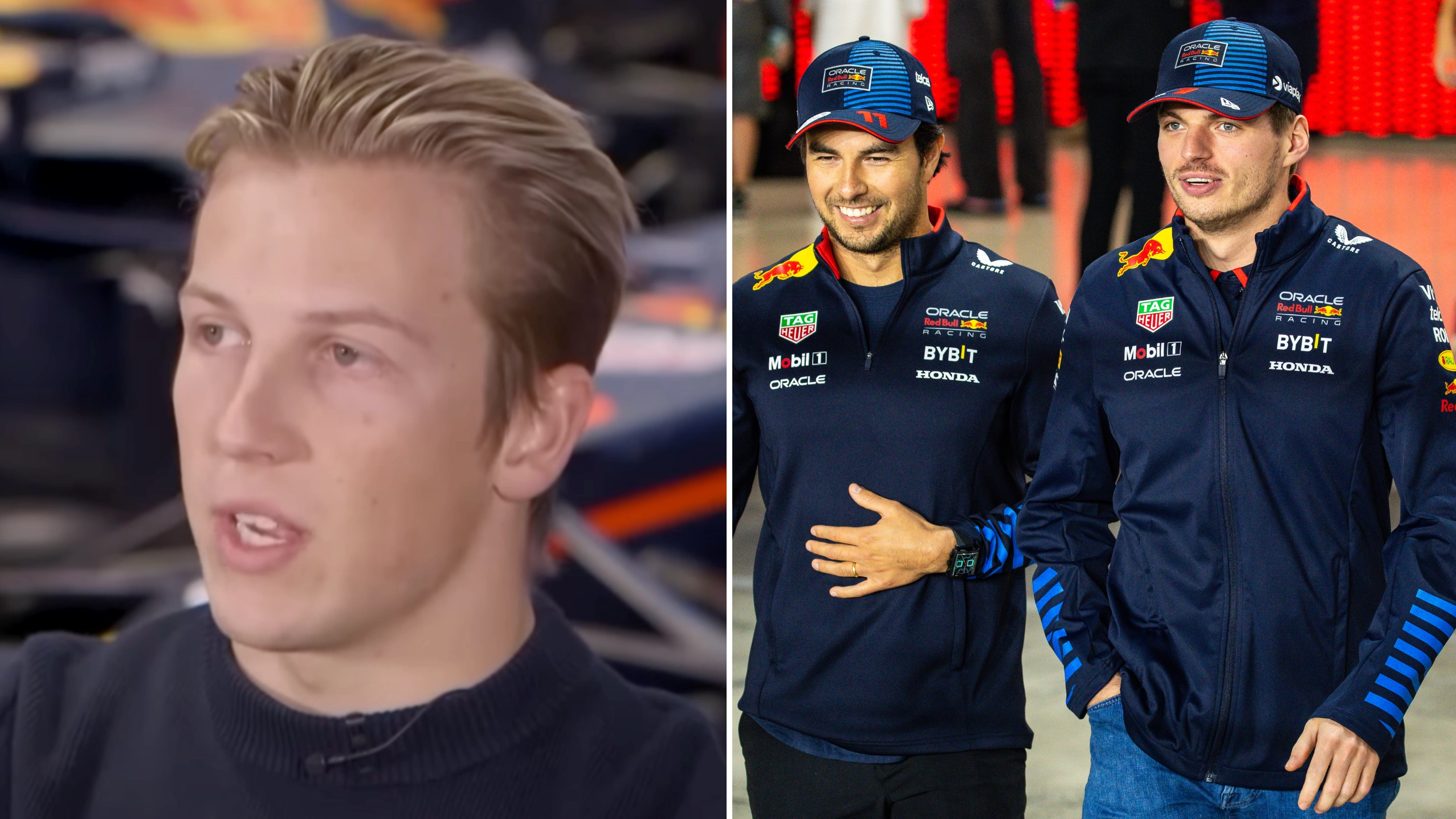 Liam Lawson issues statement after replacing Sergio Perez at Red Bull as message sent to Max Verstappen