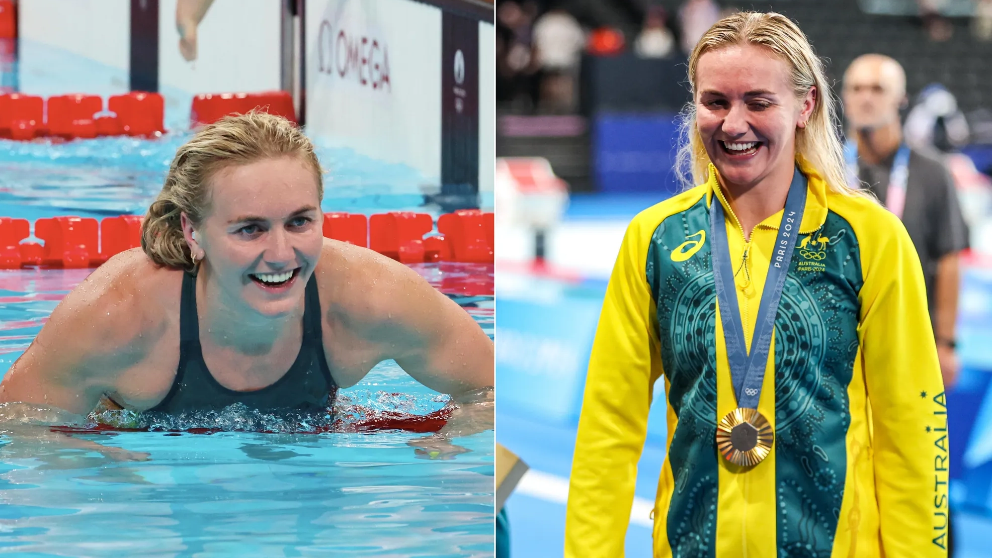Olympic gold medal winning Australian swimmer questioned by fans about certain aspect