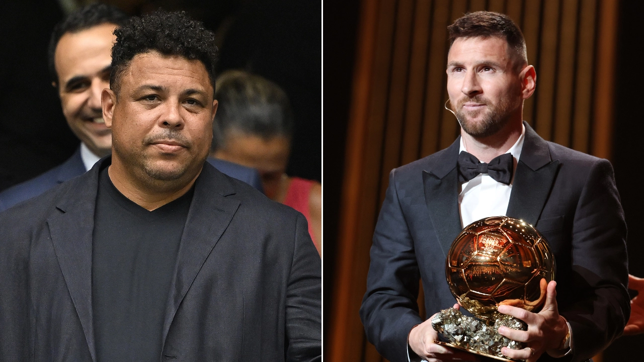 Ronaldo Nazario didn't hesitate when picking Lionel Messi as one of his four greatest footballers of all time