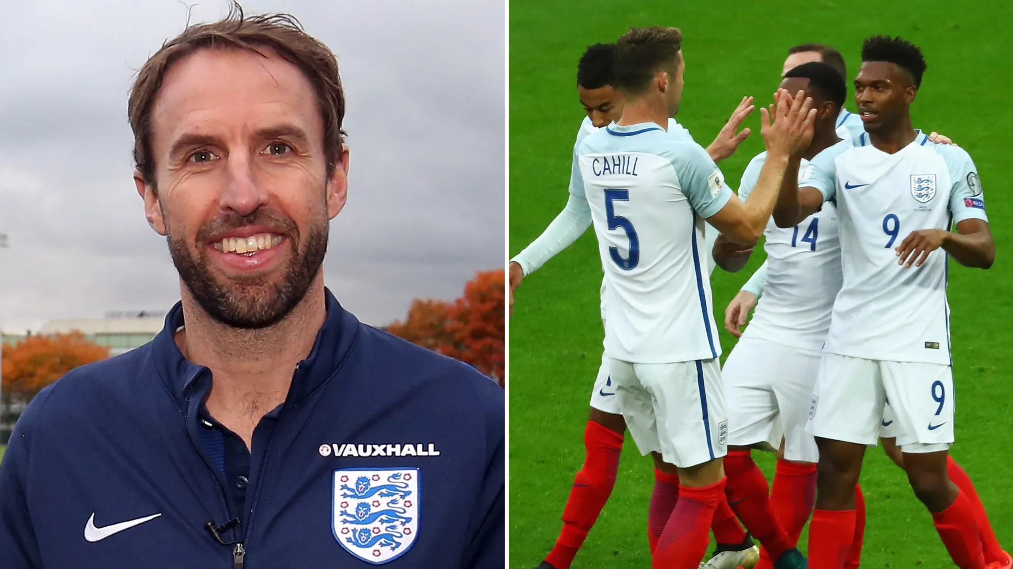 Only two players that played in Gareth Southgate's first-ever England match still remain in his squad
