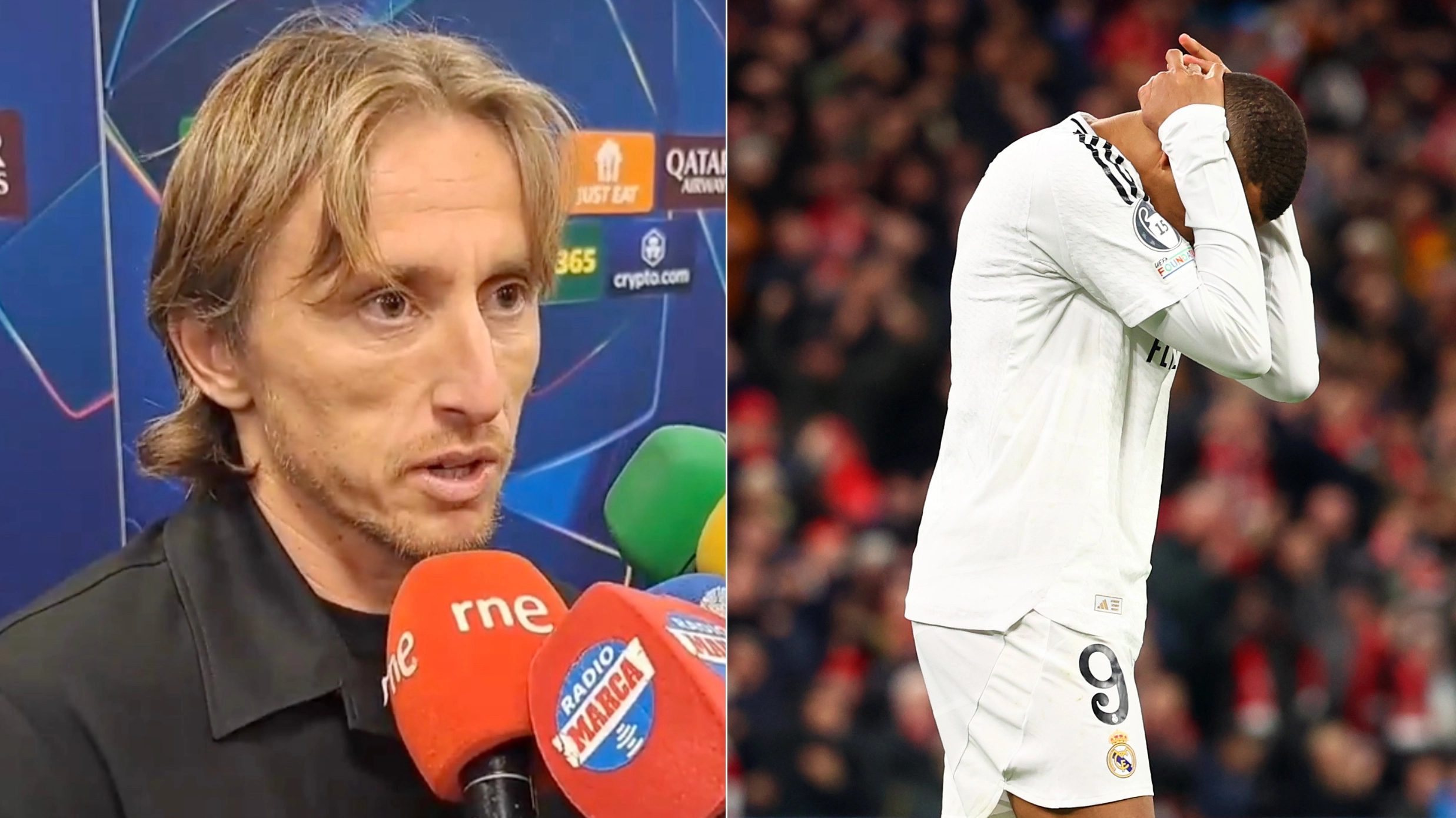 Luka Modric gives brutally honest take on Kylian Mbappe penalty miss and his performance vs Liverpool