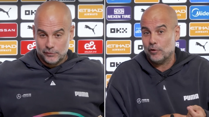 Pep Guardiola leaves reporters gobsmacked with claim about this Premier League season