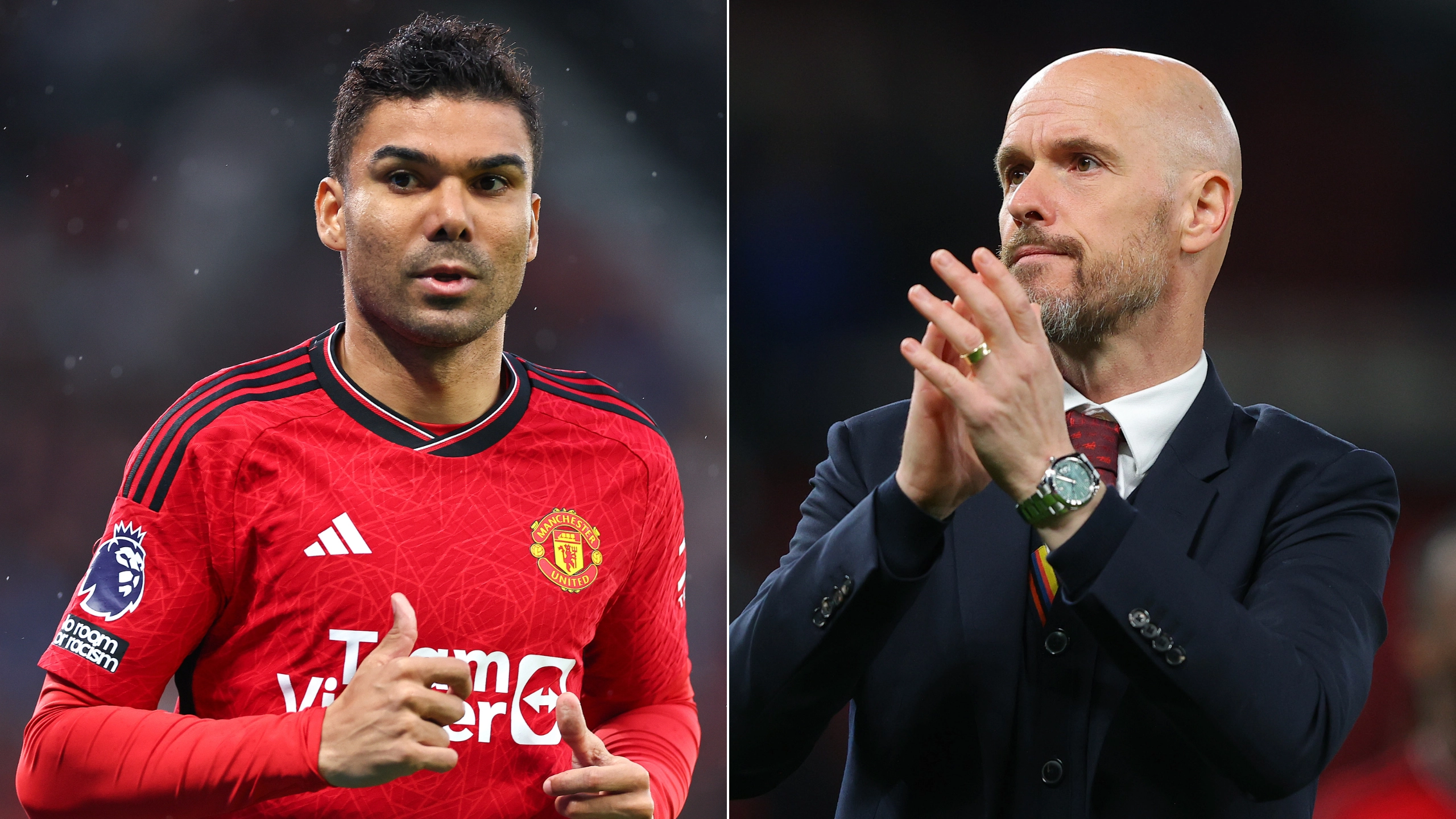 Casemiro speaks out about Man Utd centre-back role after being skewered by fans and pundits
