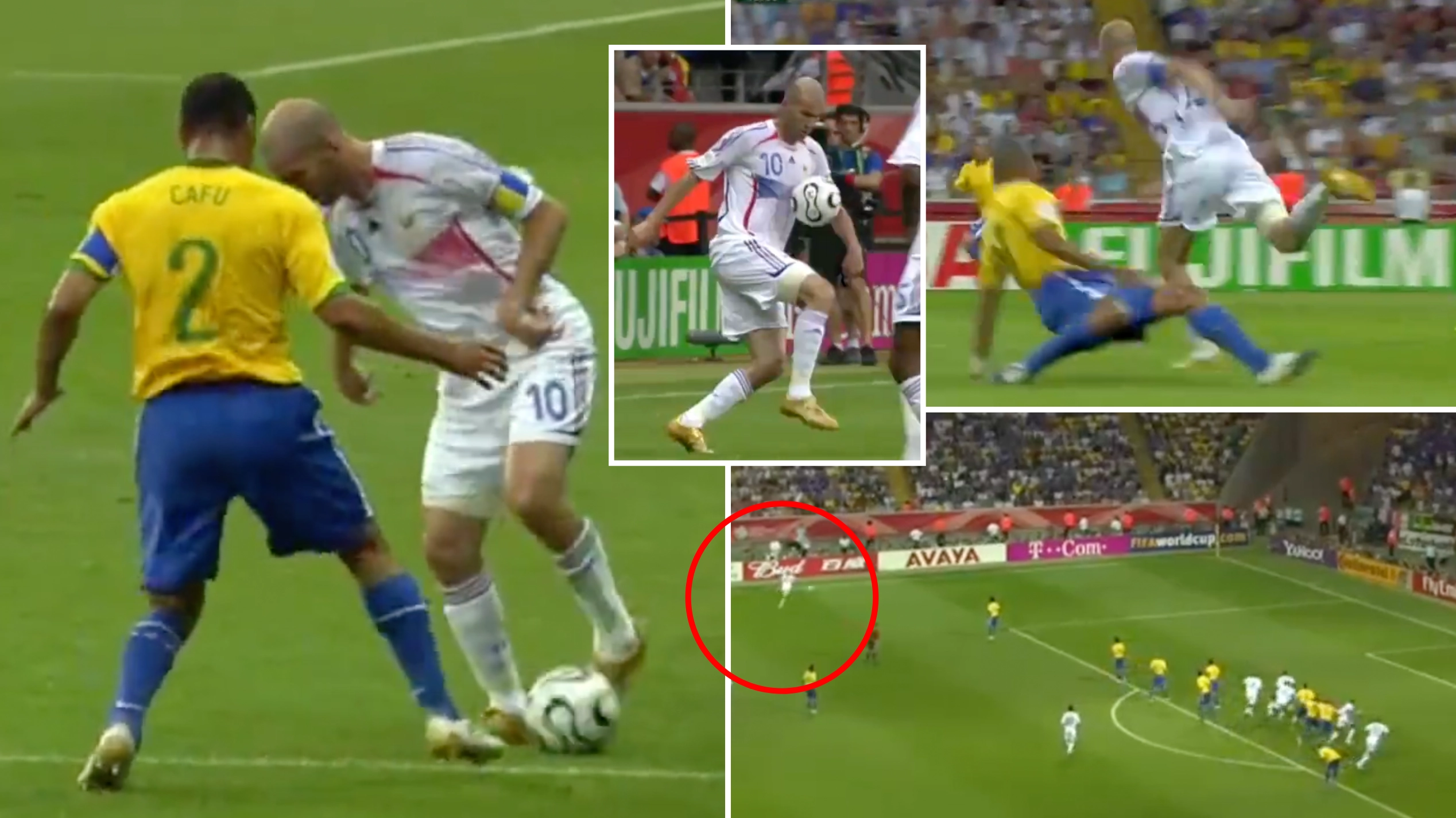 A 34-Year-Old Zinedine Zidane Completely Schooled Brazil At The 2006 World Cup And It's Mesmerising To Watch