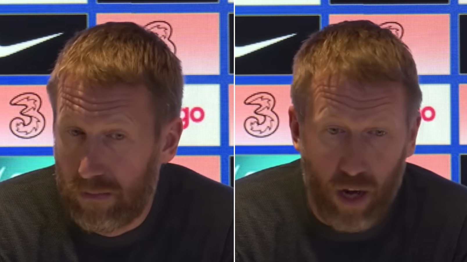 Graham Potter responds to reporter saying fans are calling him the 'worst manager in Chelsea's history'
