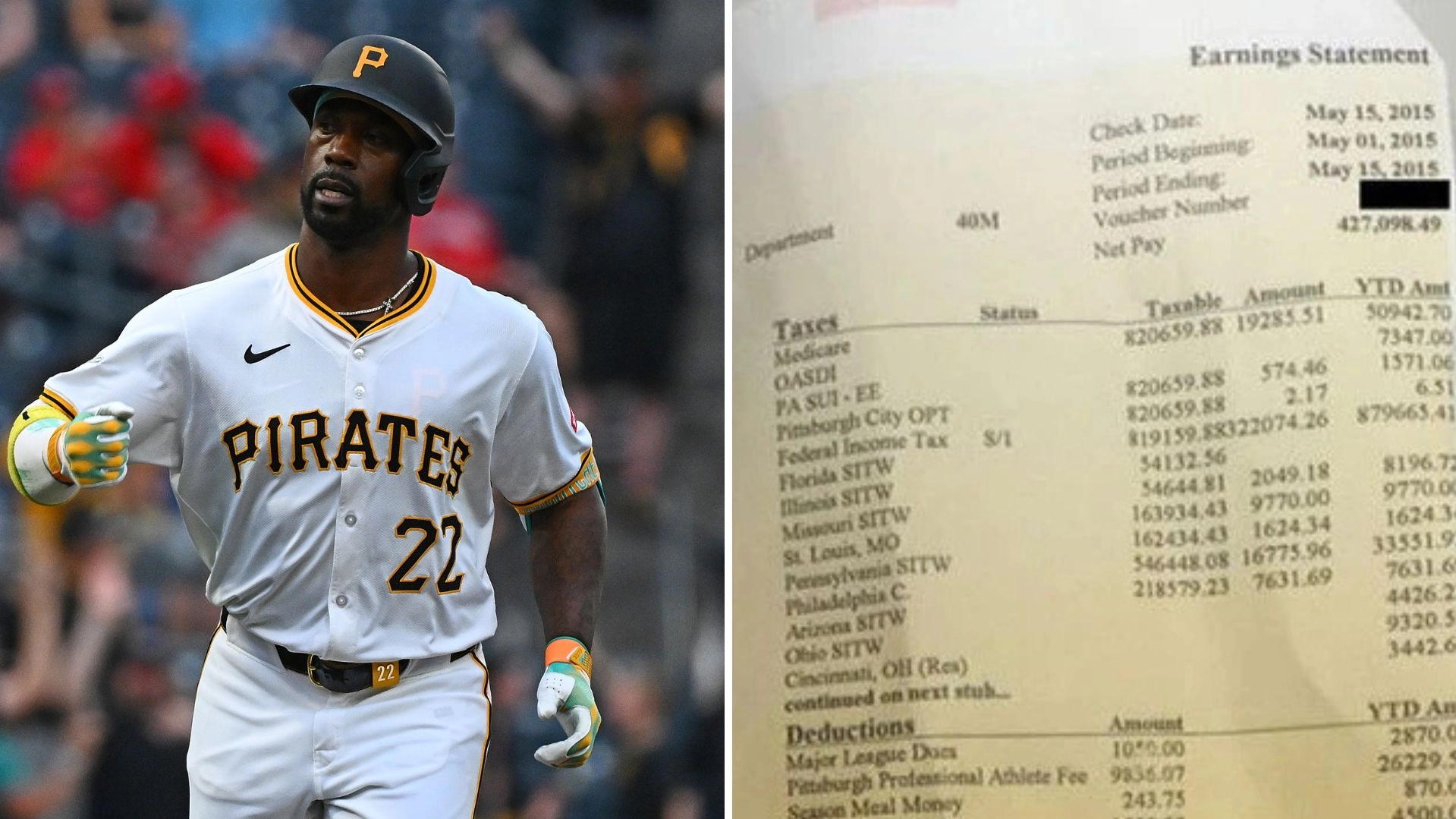 MLB star on eight-figure salary had full payslip leaked and fans couldn't believe what he paid in tax