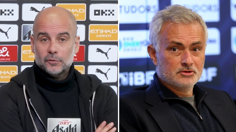 Pep Guardiola completely violates Jose Mourinho unprovoked in his press conference with brutal dig