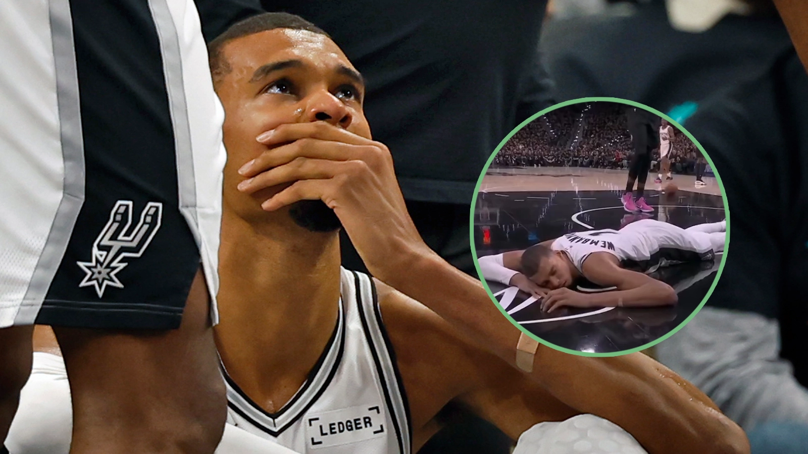 NBA star struggles to get off floor after suffering terrifying head injury