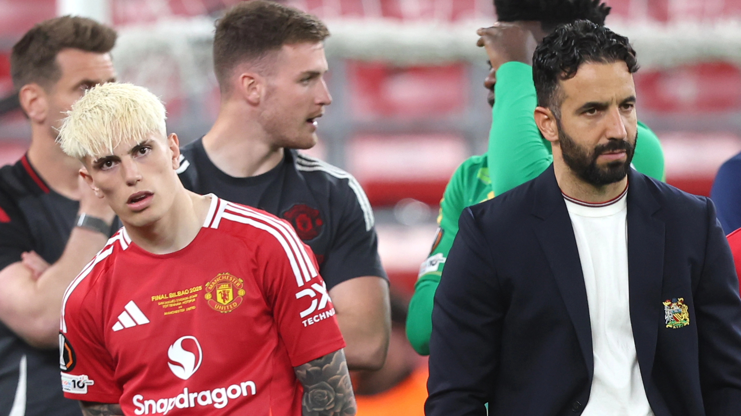 Ruben Amorim's 'exact message' to Alejandro Garnacho in front of Man Utd squad revealed in latest dressing room leak