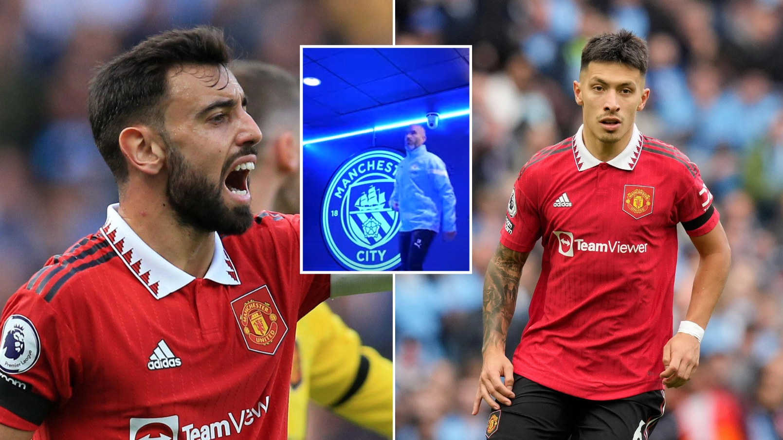 A 'furious' half-time rant from Fernandes and Martinez was so loud that it could be heard from the corridors