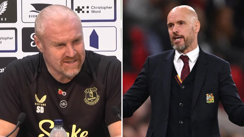 Sean Dyche aims dig at Erik ten Hag after his Man Utd sacking as warning sent to Ruben Amorim
