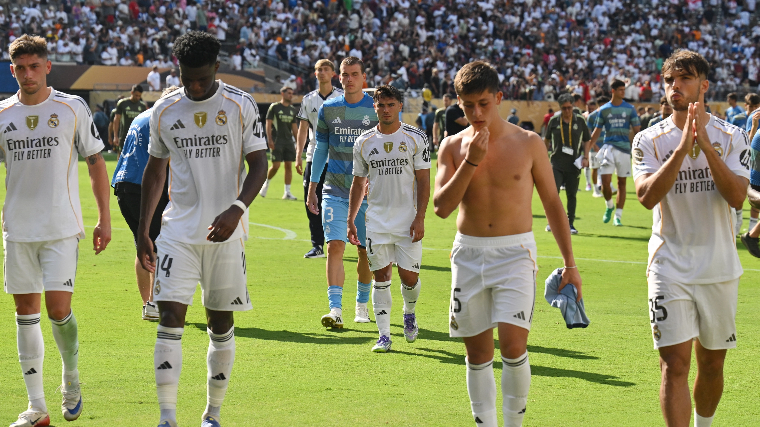 Real Madrid fans turn on two players after embarrassing defeat to PSG in FIFA Club World Cup