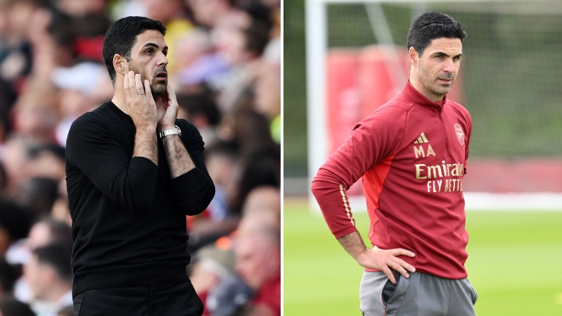 Mikel Arteta ‘concerned’ by training performances of Arsenal player and is ready to take action