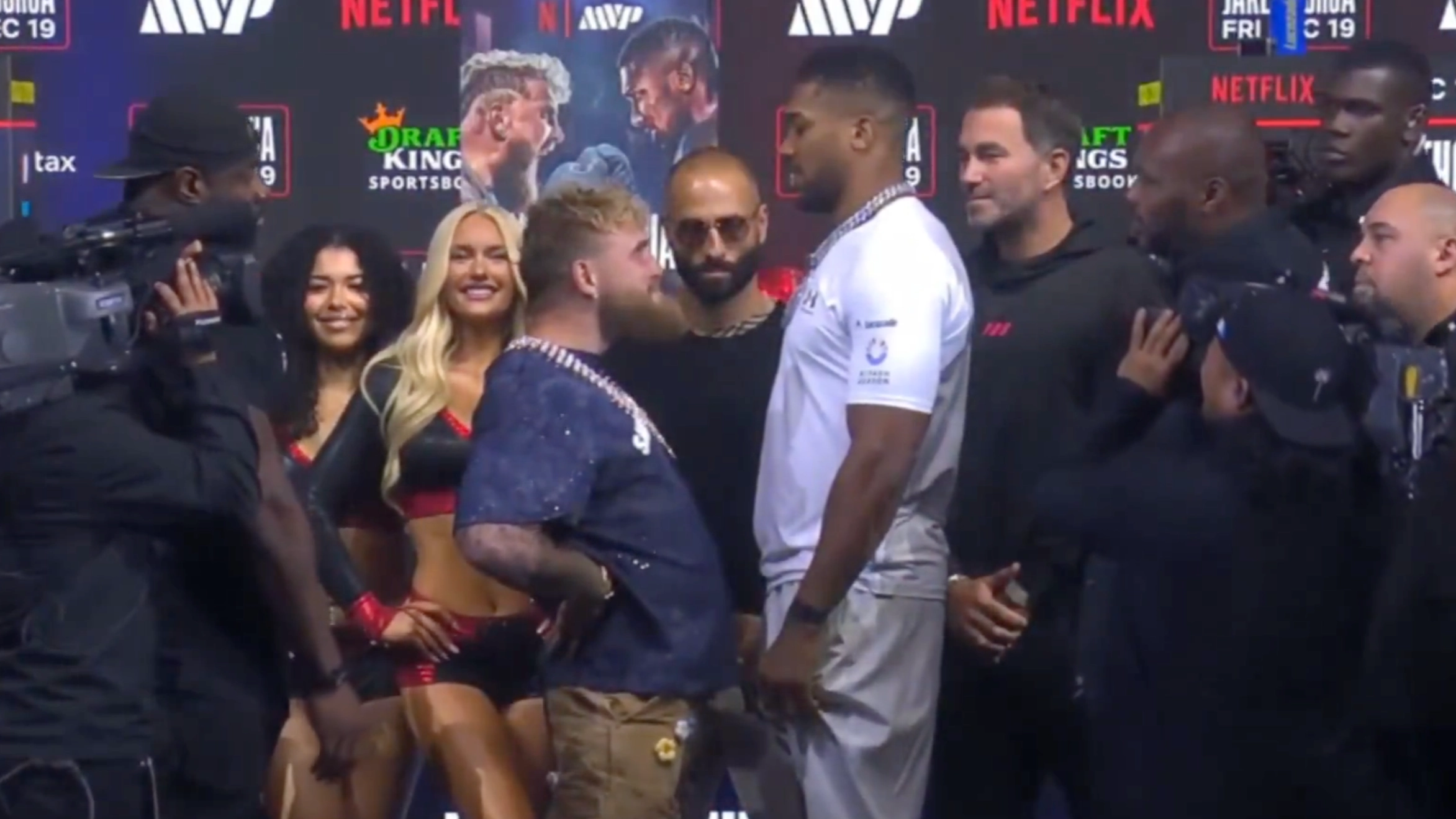 Jake Paul Called Out For What He Did During Anthony Joshua Face-Off