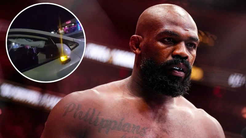Police release bodycam footage of alleged Jon Jones car crash incident as ex-UFC star hit with criminal charge
