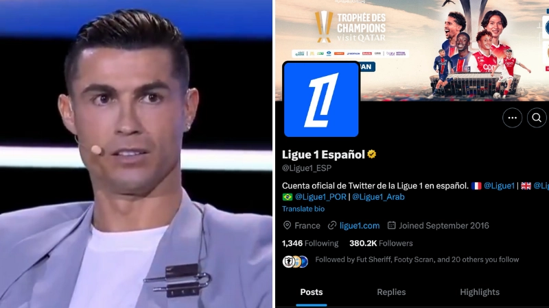 Ligue 1 account savagely hits back at Cristiano Ronaldo with response so brutal it's broke the internet instantly