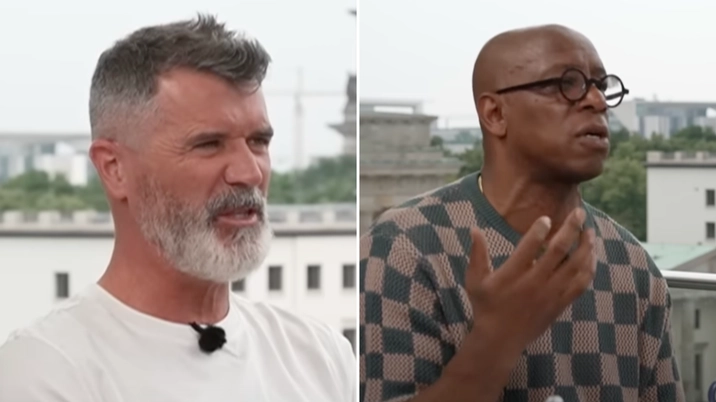 Roy Keane's X-rated text messages to Ian Wright revealed ahead of England and Slovakia clash