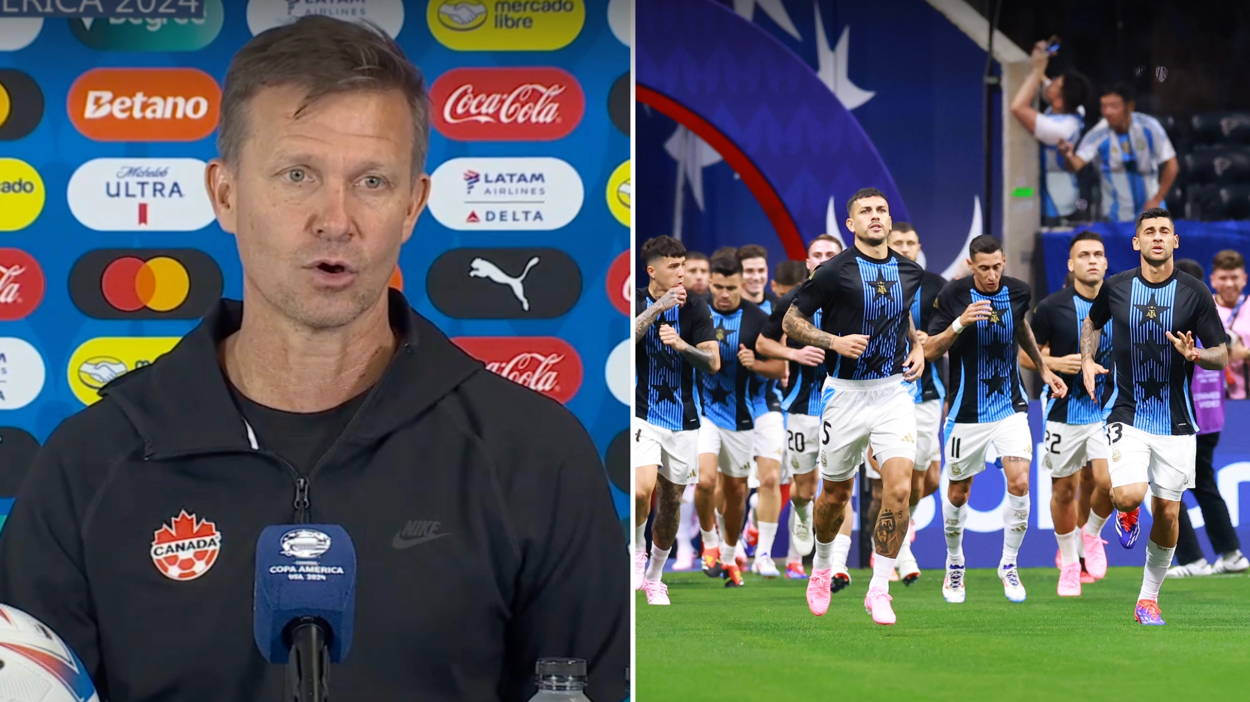 Canada boss Jesse Marsch demands Argentina are fined for conduct during Copa America clash