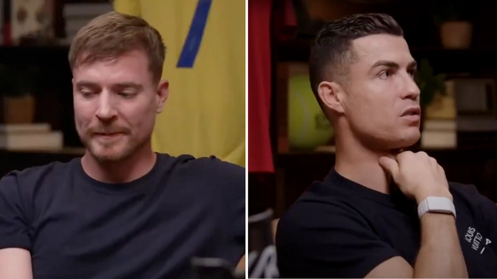 MrBeast's blunt response after Cristiano Ronaldo suggests he could overtake him in YouTube subscribers