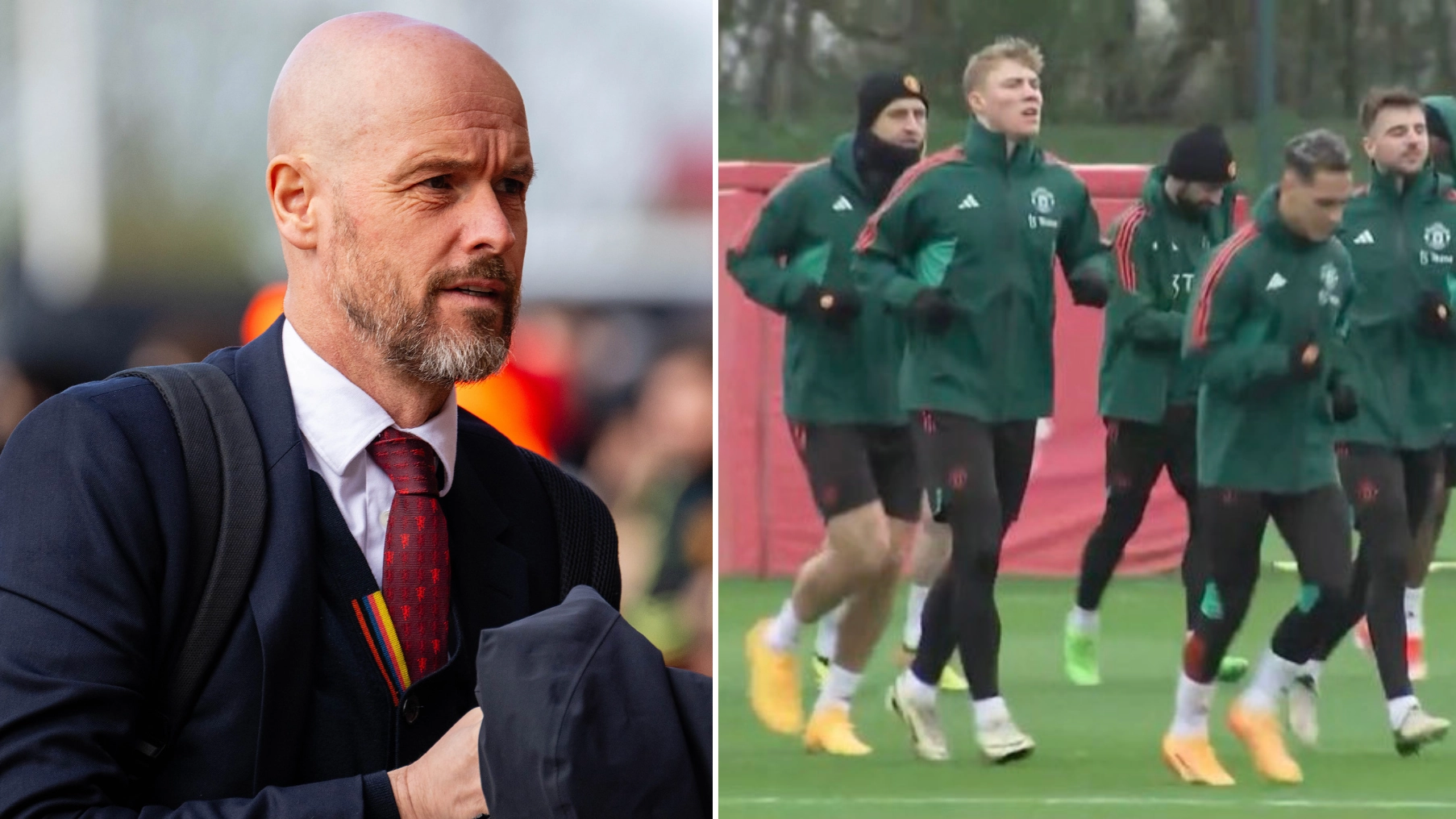 Man Utd fans excited after spotting who was in training ahead of Bournemouth clash