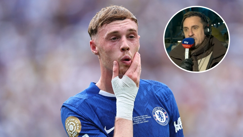 Cole Palmer makes Gary Neville look foolish as 'mad' comment comes back to haunt Sky Sports pundit