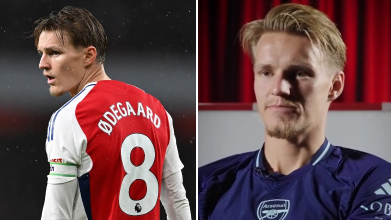 Arsenal star Martin Odegaard reveals the most famous name in his phone contacts and it's an absolute legend