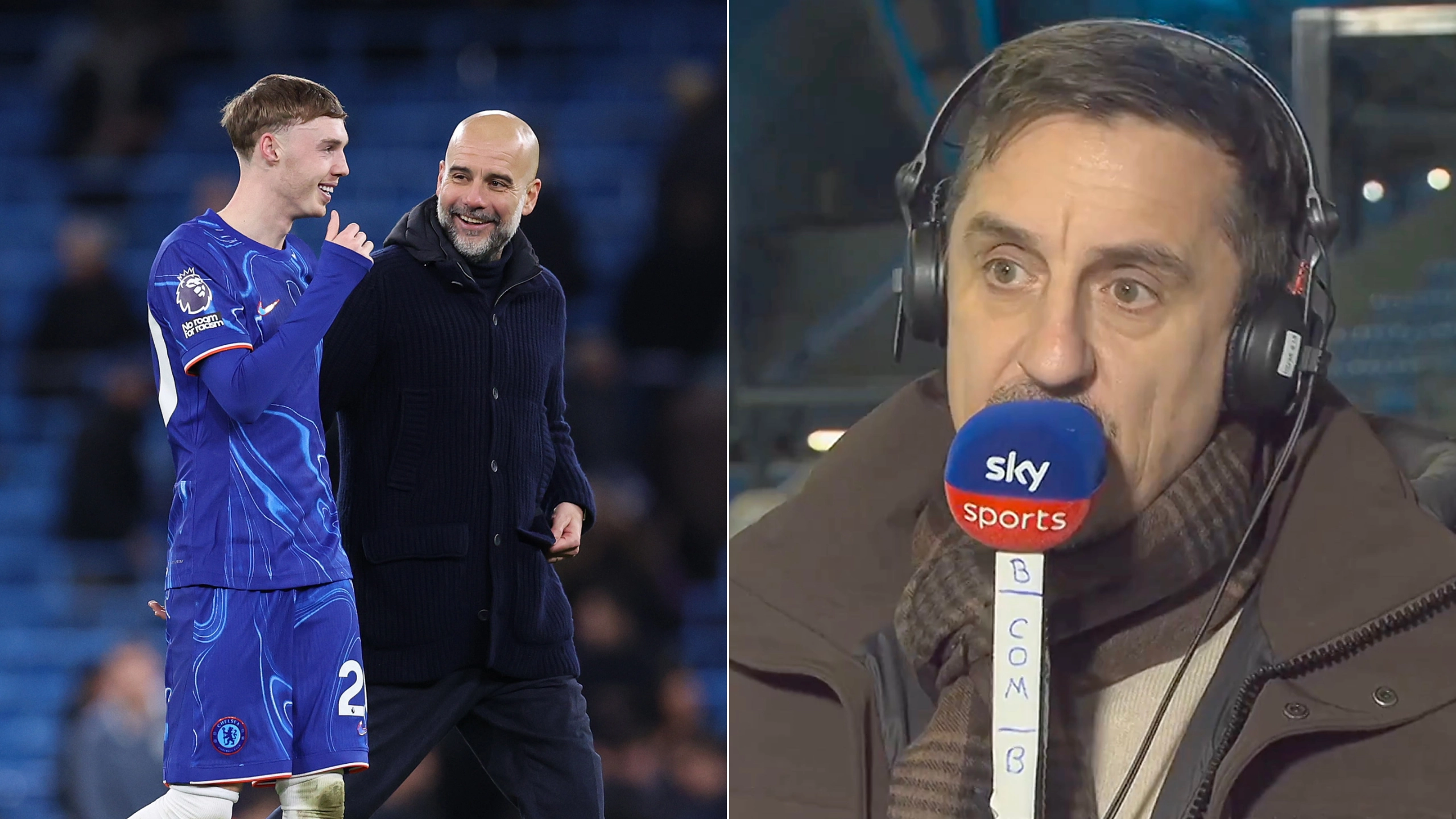 Gary Neville hits out at Cole Palmer after what he did at FT against Man City and says he's been 'played'