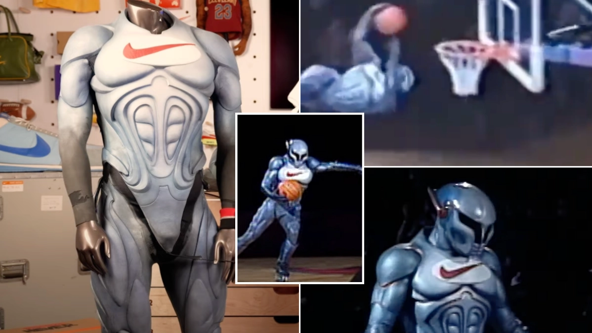 The incredible story of Nike's forgotten superhero who made his debut alongside NBA legend in $125,000 suit
