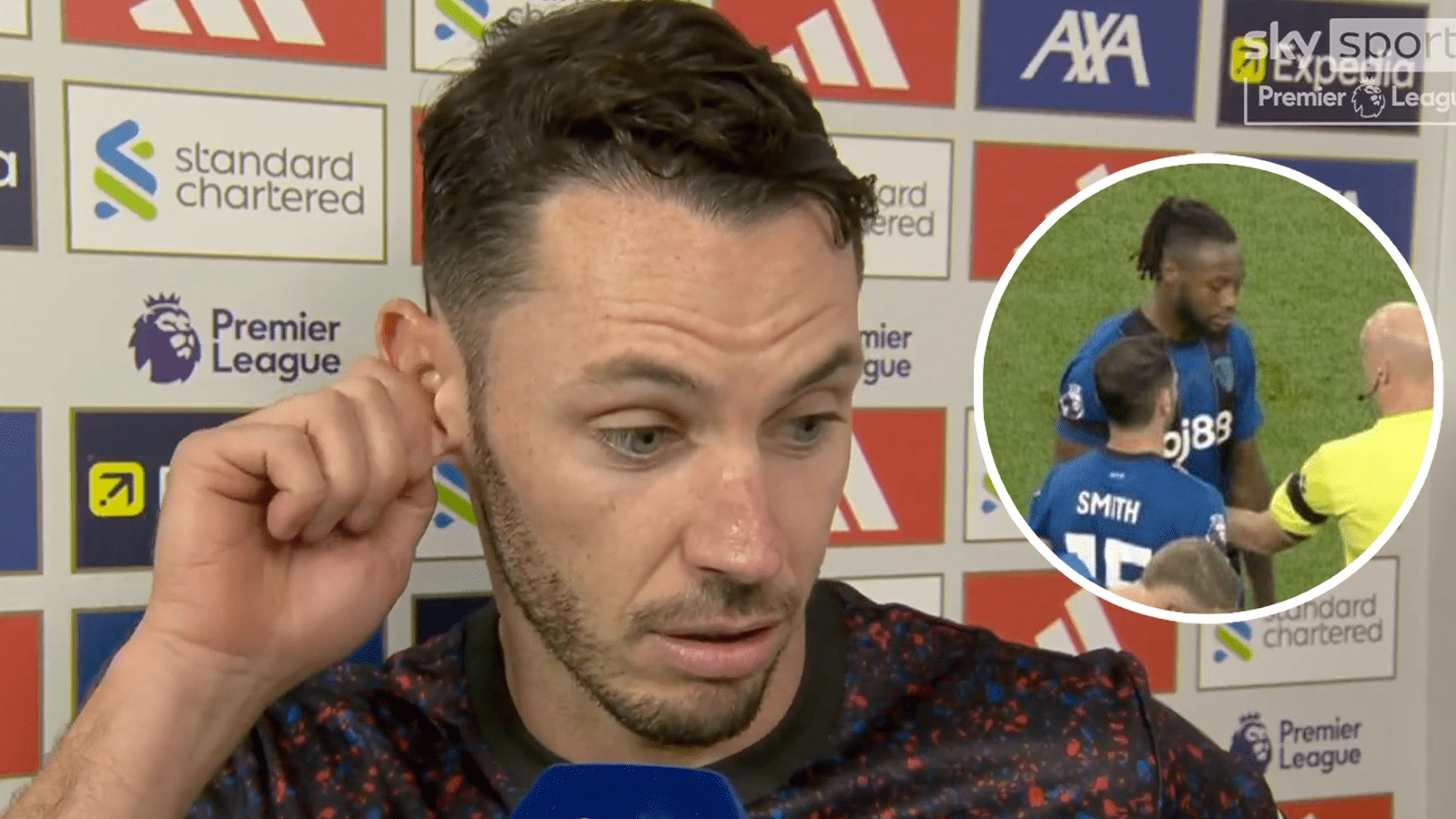 Adam Smith praised for post-match interview when asked about alleged racist abuse of Antoine Semenyo