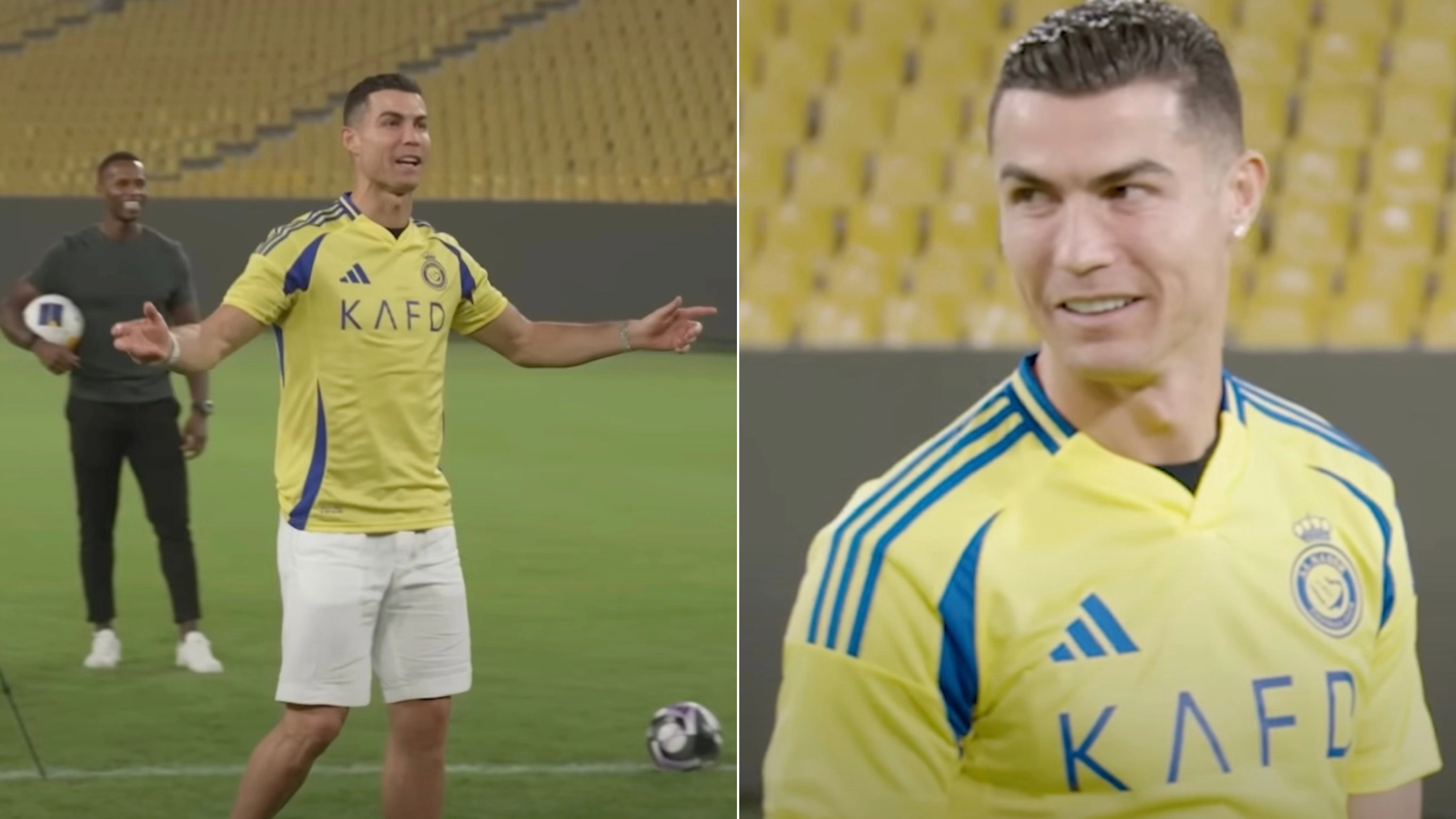 Cristiano Ronaldo's response to Lionel Messi taunt during MrBeast video has got fans talking