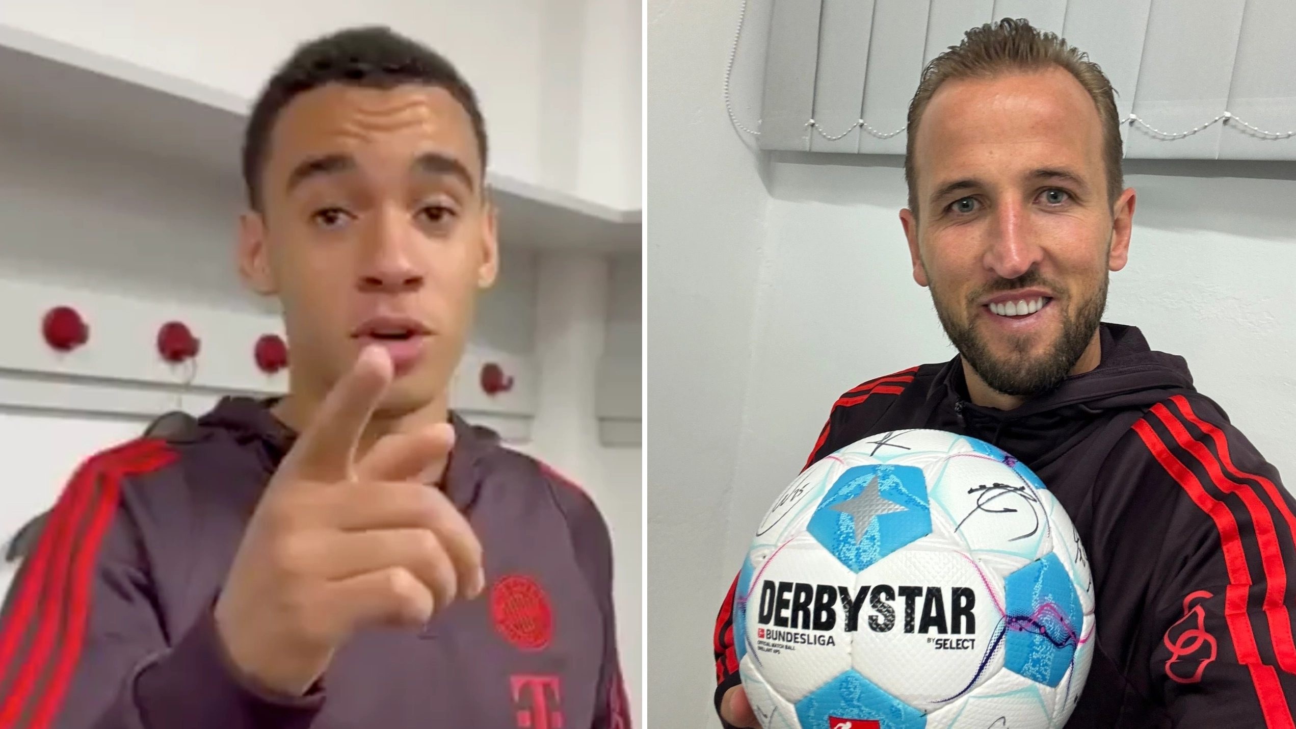 Jamal Musiala mocks Harry Kane's dressing room speeches at Bayern Munich in hilarious video