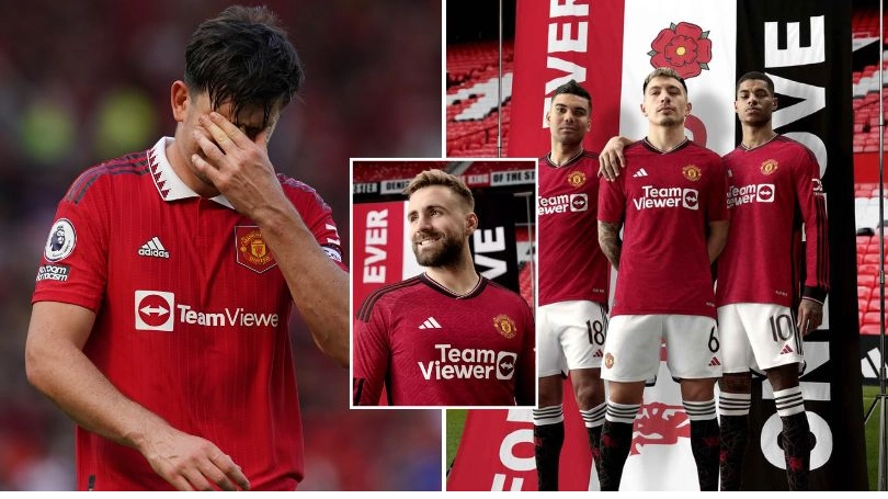 Man Utd provide Harry Maguire transfer 'clue' in new home kit launch